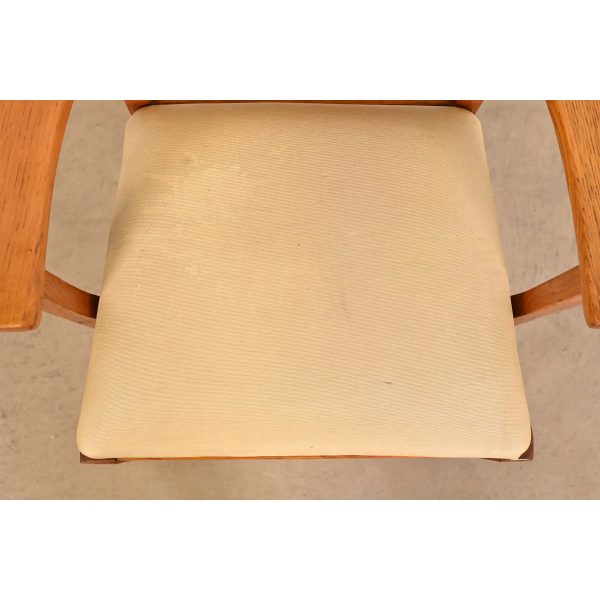 Limbert Antique Mission Oak Arts & Crafts Dining Chairs, Set of Six - Image 7