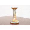 Louis Comfort Tiffany Favrile Iridescent Art Glass Candlestick - Image 4
