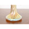 Louis Comfort Tiffany Favrile Iridescent Art Glass Candlestick - Image 8