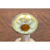 Louis Comfort Tiffany Favrile Iridescent Art Glass Candlestick - Image 5