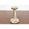Louis Comfort Tiffany Favrile Iridescent Art Glass Candlestick - Image 2