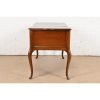 Sligh Furniture French Provincial Louis XV Carved Cherry Wood Leather Top Writing Desk, Circa 1960s - Image 10