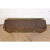 William Doezema for Mastercraft Mid-Century Modern Burl Wood and Brass Greek Key Sideboard Credenza, 1970s - Image 9
