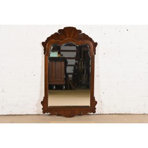 Drexel Heritage Chippendale Carved Mahogany Wall Mirror