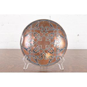 Heintz Arts & Crafts Sterling Silver on Bronze Plate