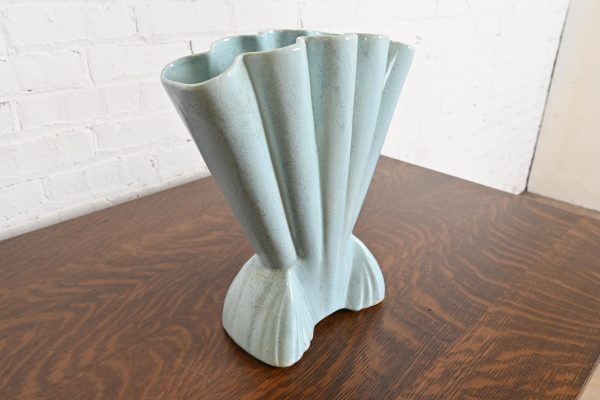 Vintage Art Deco Glazed Ceramic American Art Pottery Gladiola Vase by Brush McCoy - Image 4