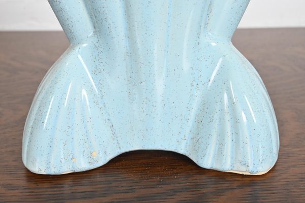 Vintage Art Deco Glazed Ceramic American Art Pottery Gladiola Vase by Brush McCoy - Image 8