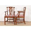 Baker Furniture Historic Charleston Georgian Carved Mahogany Dining Chairs, Set of Six - Image 9