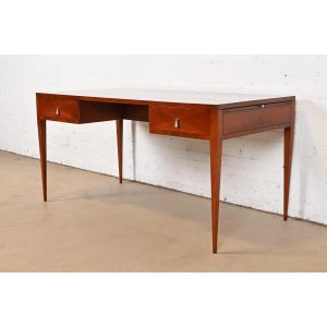 Baker Furniture Modern Regency Writing Desk or Bureau Plat Desk