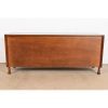 John Widdicomb Mid-Century Modern Sculpted Walnut Dresser or Credenza, Newly Refinished - Image 11