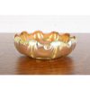 Louis Comfort Tiffany Favrile Iridescent Art Glass Scalloped Bowl