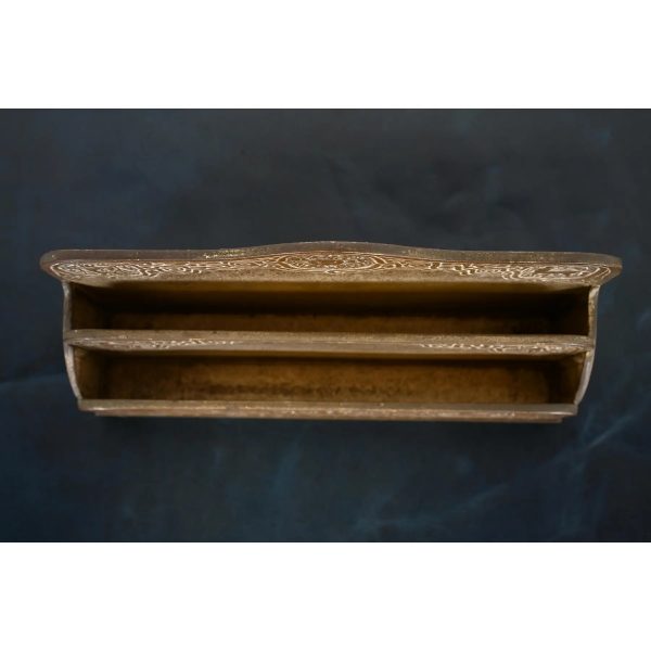 Tiffany Studios New York Zodiac Pattern Bronze Doré Letter Rack - Image 5
