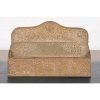 Tiffany Studios New York Zodiac Pattern Bronze Doré Letter Rack - Image 2