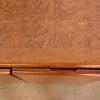 Milo Baughman for Thayer Coggin Burl Wood and Brass Bedside Chests, Newly Refinished - Image 6