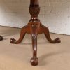 Baker Furniture Style English Georgian Monumental Banded Mahogany Double Pedestal Extension Dining Table, Newly Refinished - Image 10