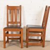 Limbert Antique Mission Oak Arts & Crafts Dining Chairs, Set of Five - Image 10