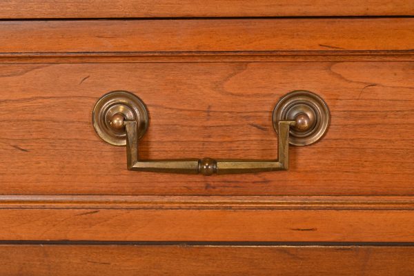 French Regency Louis XVI Cherry Wood Lingerie Chests by National Mt. Airy, Pair - Image 7