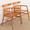 Paul McCobb Planner Group Solid Maple Spindle Back Armchairs, Pair - Image 3