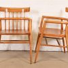 Paul McCobb Planner Group Solid Maple Spindle Back Armchairs, Pair - Image 4