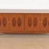 Kipp Stewart for Calvin Furniture Mid-Century Modern Walnut and Rosewood Sideboard Credenza, Newly Refinished - Image 2
