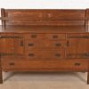 L. & J. G. Stickley Antique Mission Oak Arts & Crafts Strap-Hinge Sideboard, Newly Refinished - Image 2