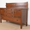 L. & J. G. Stickley Antique Mission Oak Arts & Crafts Strap-Hinge Sideboard, Newly Refinished - Image 3