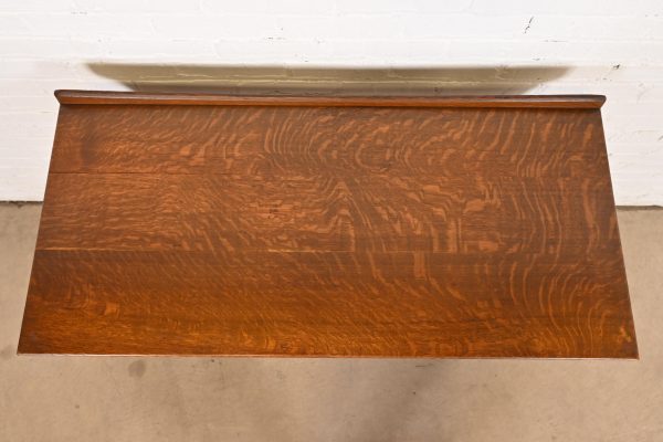 Lifetime Furniture Antique Mission Oak Arts & Crafts Puritan Buffet Server or Console Table, Circa 1900 - Image 8