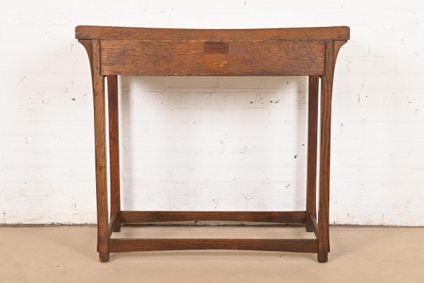 Lifetime Furniture Antique Mission Oak Arts & Crafts Puritan Buffet Server or Console Table, Circa 1900 - Image 10