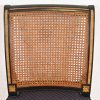 Baker Furniture French Regency Louis XVI Ebonized and Gold Gilt Cane Back Dining Chair or Side Chair - Image 6