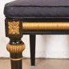 Baker Furniture French Regency Louis XVI Ebonized and Gold Gilt Cane Back Dining Chair or Side Chair - Image 8