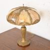 Antique Art Nouveau Slag Glass Table Lamp in the Manner of Handel, Circa 1920s - Image 2