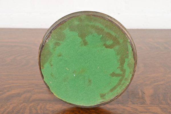 Antique Art Nouveau Slag Glass Table Lamp in the Manner of Handel, Circa 1920s - Image 9