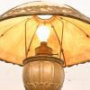 Antique Art Nouveau Slag Glass Table Lamp by Miller Lamp Co., Circa 1920s - Image 8