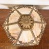 Antique Art Nouveau Slag Glass Table Lamp in the Manner of Handel, Circa 1910 - Image 4