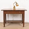 Tiffany Studios New York Bronze Doré Counterbalance Desk Lamp With Favrile Glass Pulled Feather Shade, Circa 1910 - Image 11