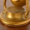 Tiffany Studios New York Bronze Doré Counterbalance Desk Lamp With Favrile Glass Pulled Feather Shade, Circa 1910 - Image 7