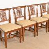 Kindel Furniture Regency Carved Fruitwood Dining Chairs, Set of Four - Image 4