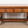 Imperial Furniture Grand Rapids Mission Oak Arts & Crafts Writing Desk or Library Table, Circa 1910 - Image 5