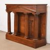 Romweber Neoclassical Pantheon Form Carved Walnut and Burl Wood Sideboard or Console Table - Image 3