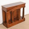 Romweber Neoclassical Pantheon Form Carved Walnut and Burl Wood Sideboard or Console Table - Image 4