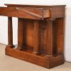 Romweber Neoclassical Pantheon Form Carved Walnut and Burl Wood Sideboard or Console Table - Image 5