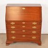 Henkel Harris Georgian Solid Cherry Wood Slant Front Secretary Desk - Image 3