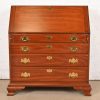 Henkel Harris Georgian Solid Cherry Wood Slant Front Secretary Desk - Image 2