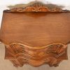 Romweber Style French Art Deco Burled Walnut Highboy Dresser, Circa 1920s - Image 9
