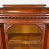 Herter Brothers Style Monumental Antique Eastlake Victorian Carved Burled Walnut Triple Bookcase, Circa 1880s - Image 7