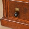 Herter Brothers Style Monumental Antique Eastlake Victorian Carved Burled Walnut Triple Bookcase, Circa 1880s - Image 9