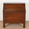 Stickley Brothers Style Antique Mission Oak Arts & Crafts Drop Front Secretary Desk, Circa 1900 - Image 2