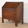 Stickley Brothers Style Antique Mission Oak Arts & Crafts Drop Front Secretary Desk, Circa 1900