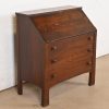 Stickley Brothers Style Antique Mission Oak Arts & Crafts Drop Front Secretary Desk, Circa 1900 - Image 4