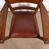 L. & J. G. Stickley Antique Mission Oak Arts & Crafts Ladder Back Armchair - Image 7